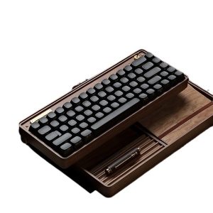 Luck 木製メカニカルキーボード 68キー 無線キーボード