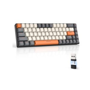 Luck K68 ワイヤレスメカニカルキーボード｜68キー・赤軸